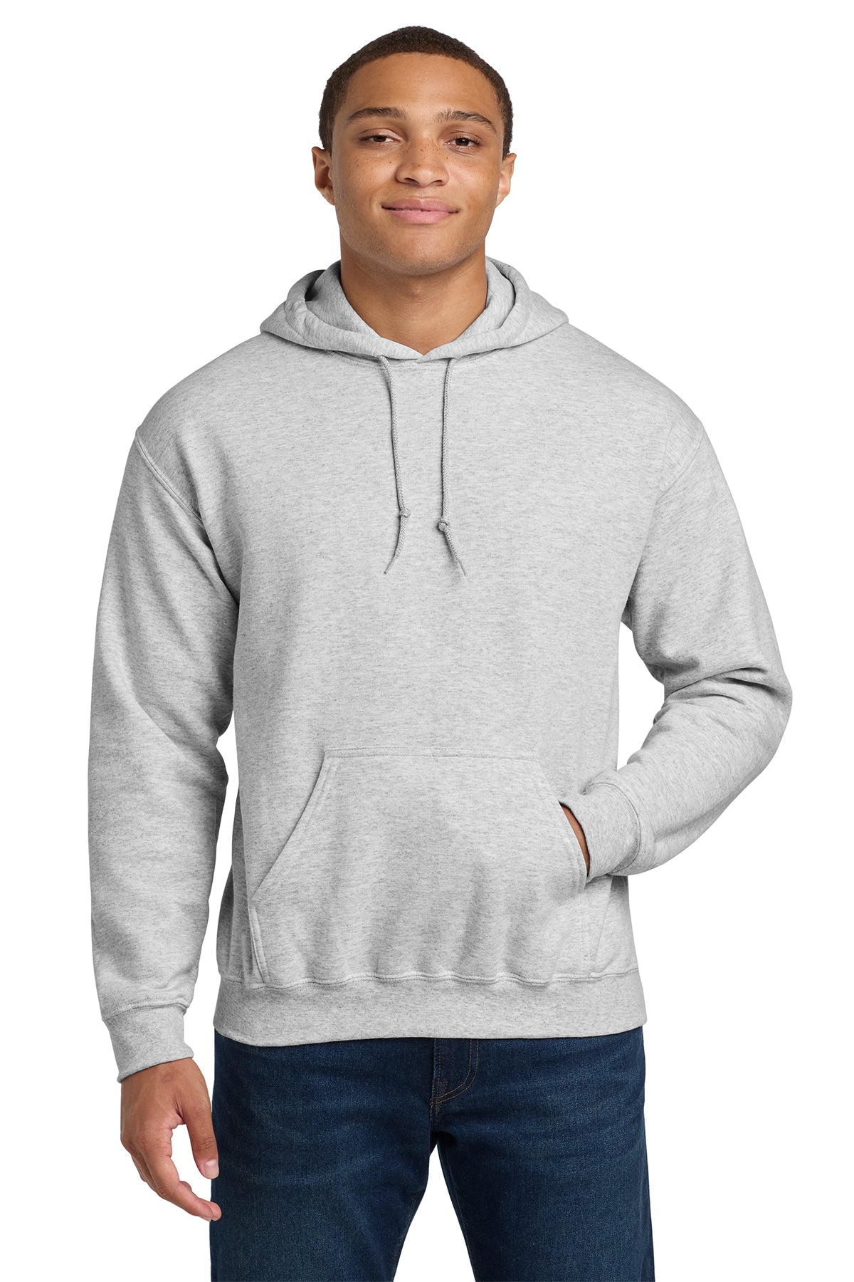 Hoodies (Gildan 18500) - screenprint left chest logo and full back