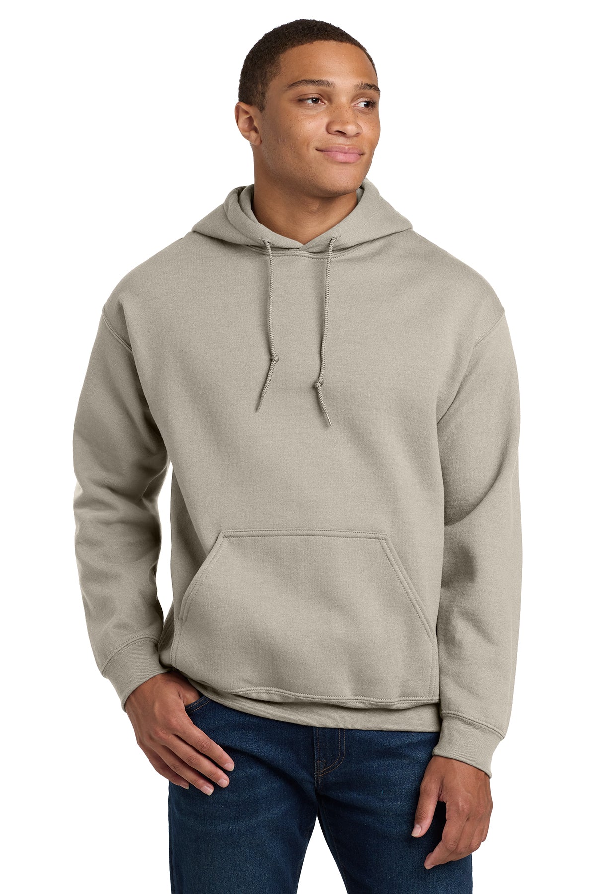 Hoodies (Gildan 18500) - screenprint left chest logo and full back