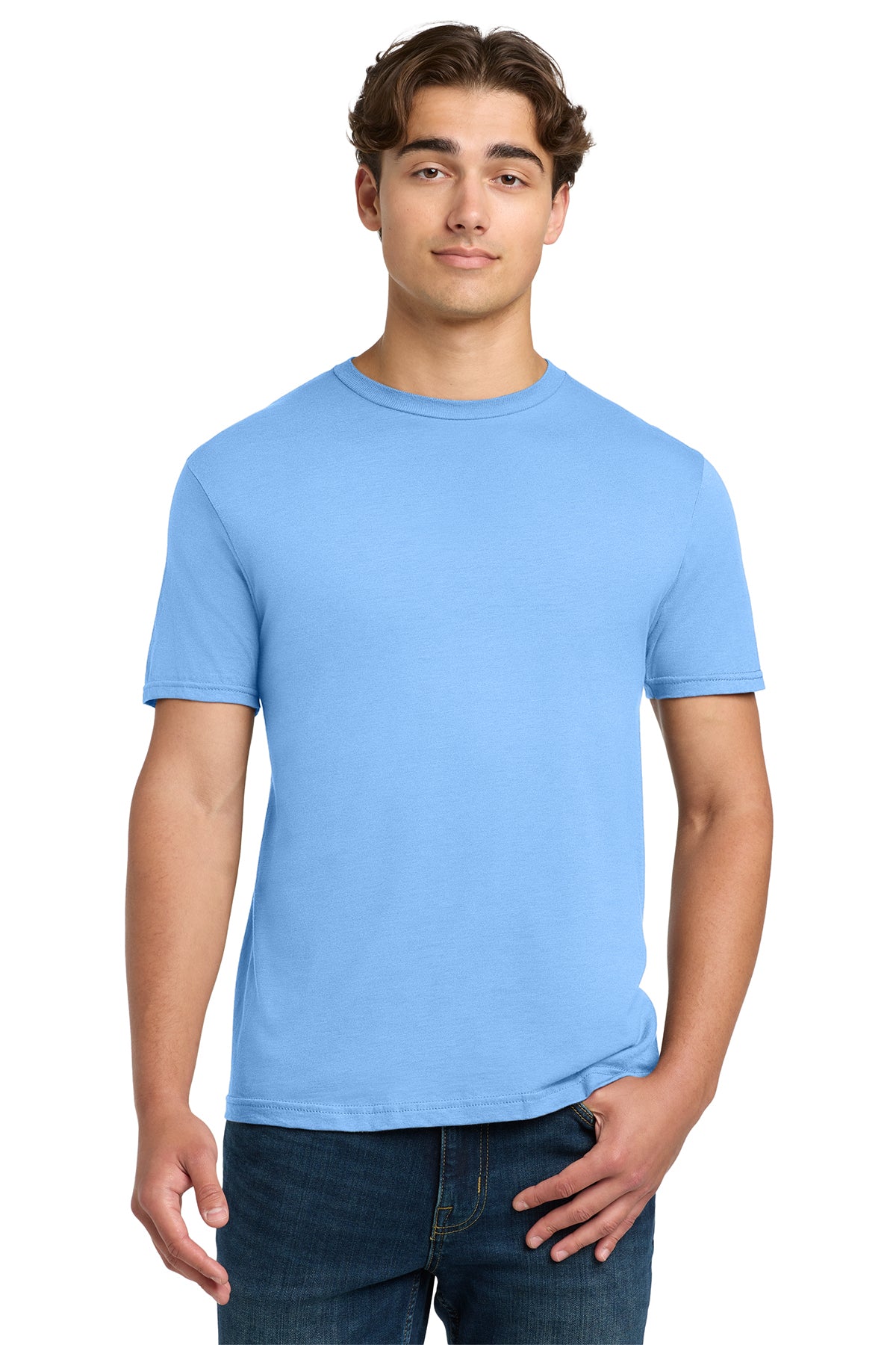 T-Shirts (Gildan 64000) - screenprint left chest logo and full back