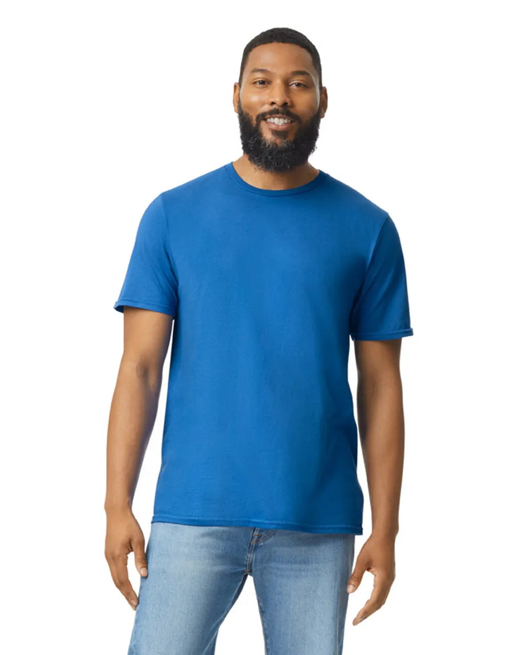 T-Shirts (Gildan 64000) - screenprint left chest logo and full back