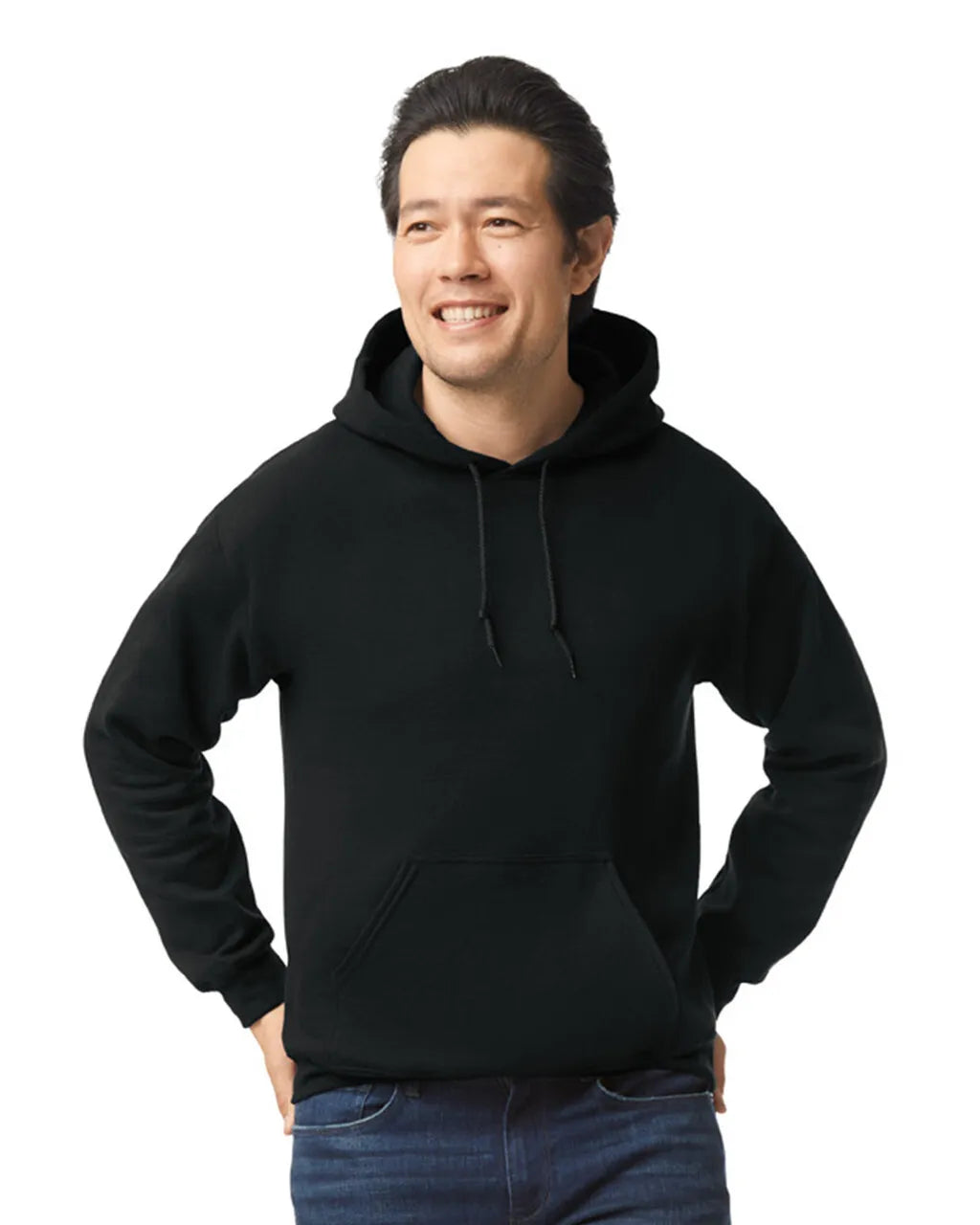 Hoodies (Gildan 18500) - screenprint left chest logo and full back